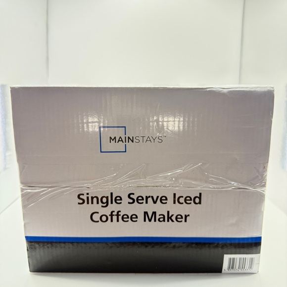 MAINSTAYS Single Serve Iced Coffee Maker with 20 oz Tumbler Reusable Filter - Picture 5 of 6